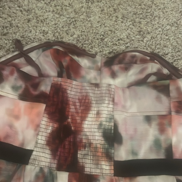 Anthropologie Moulinette Souers HEDGEROW bustier pixelated corset dress - Picture 9 of 13